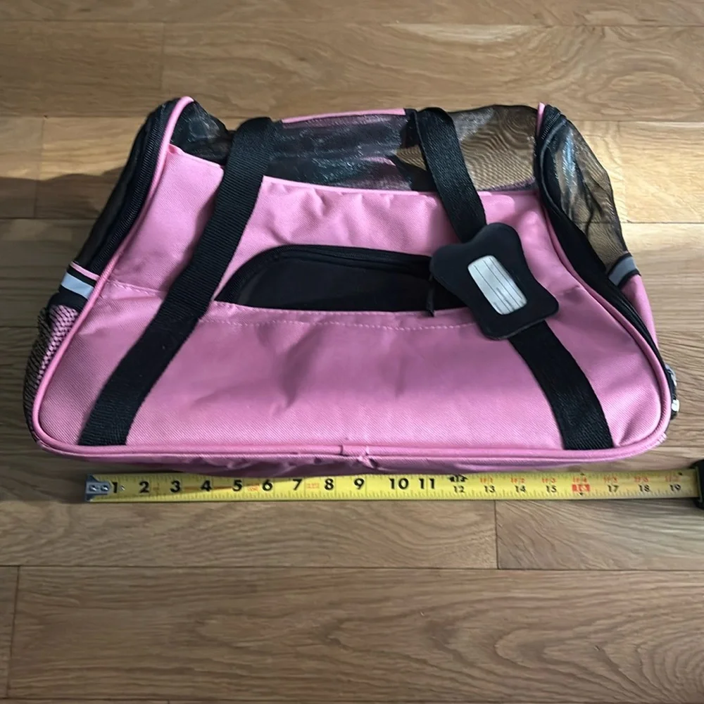 Pink Small Breed Dog Carrier
